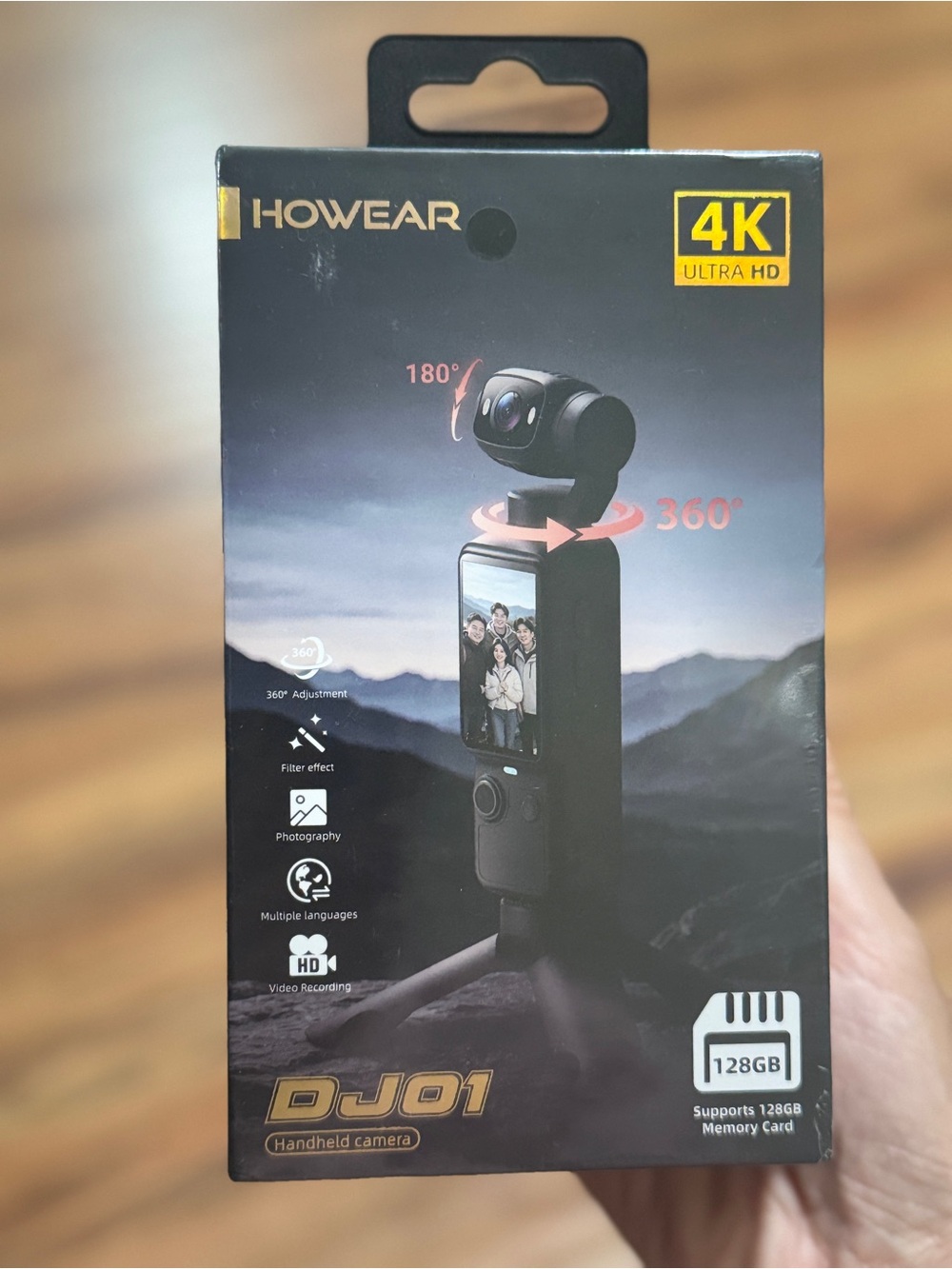 Handheld 4K camera